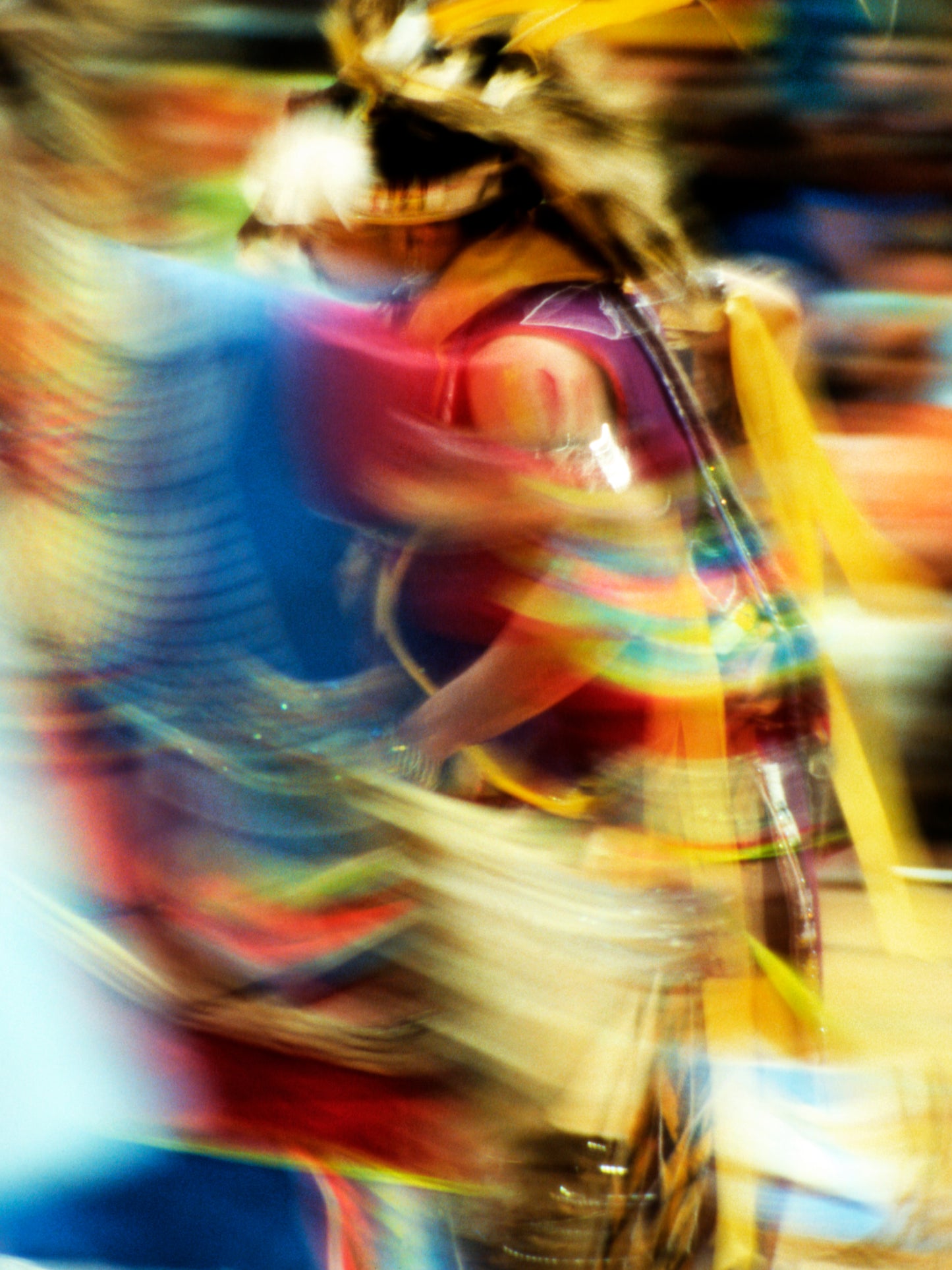Native Fire 3 Fine Art Photograph Wrapped Canvas