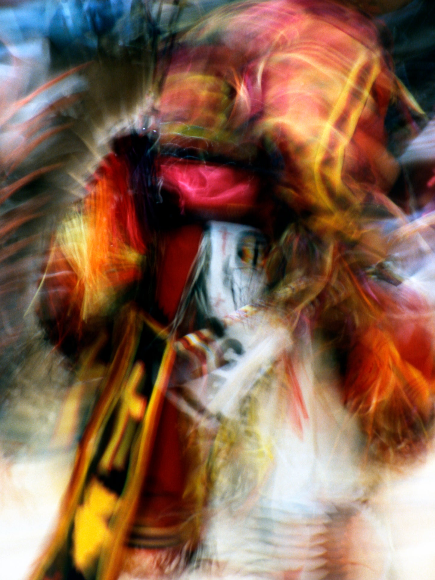 Native Fire 1 Fine Art Photograph Wrapped Canvas