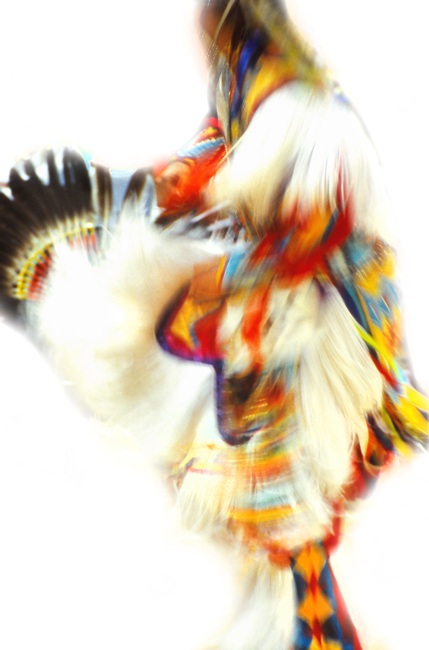 Native Fire 6 Fine Art Photograph Wrapped Canvas
