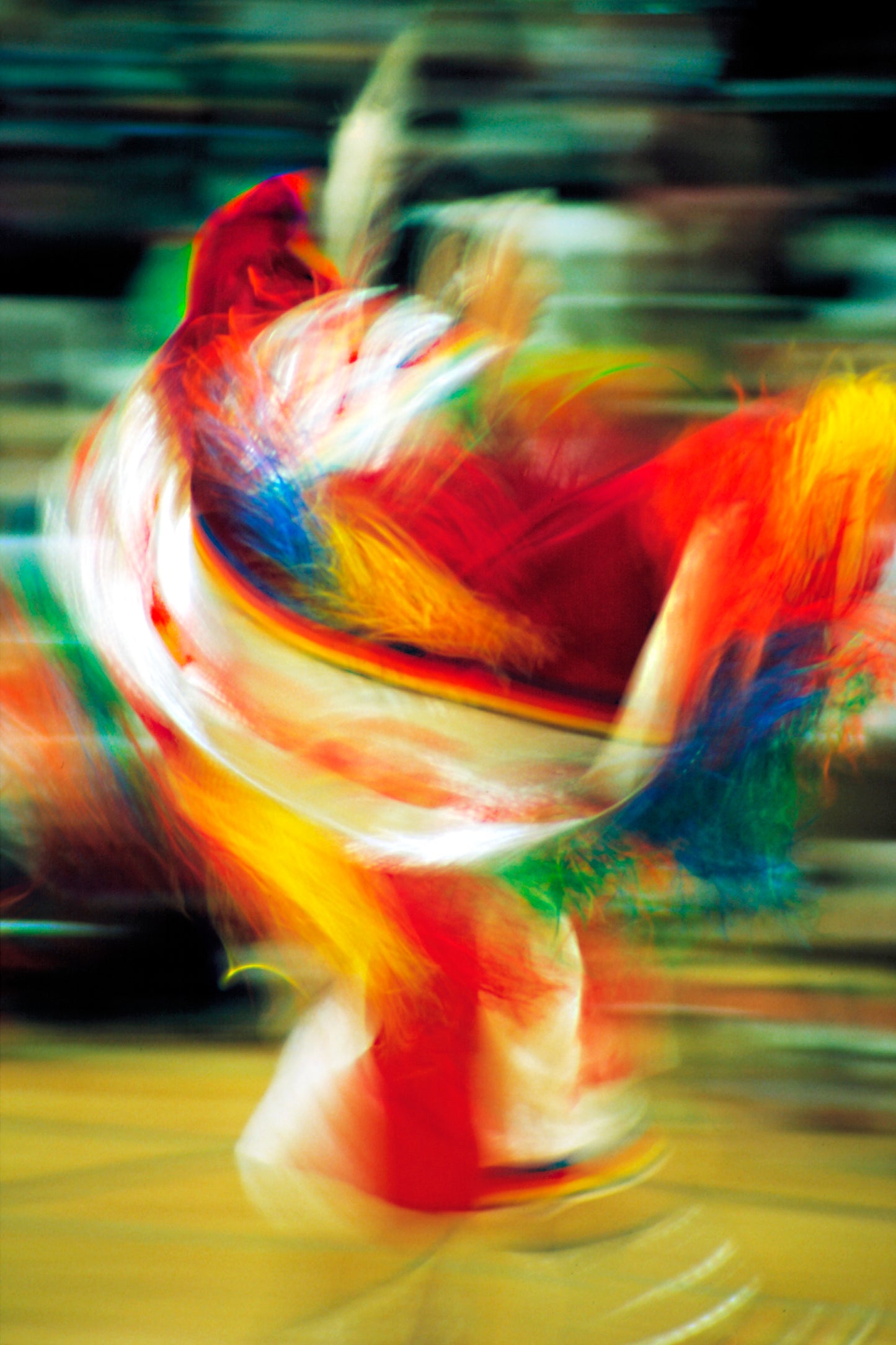 Native Fire 2 Fine Art Photograph Wrapped Canvas